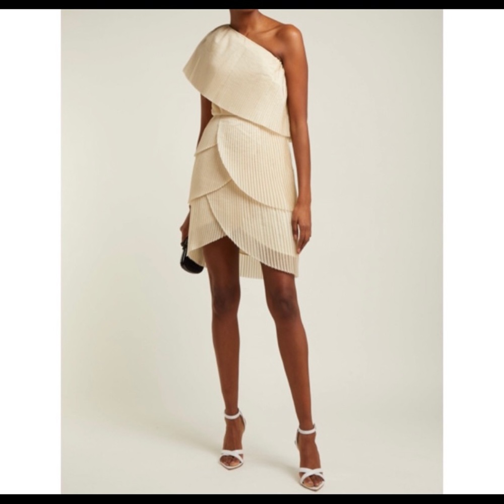 Aje Gorgeous Pleated Mini Dress